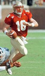 FSU QB Chris Weinke joined college older and more experienced and made both college and professional football more exciting and better product.